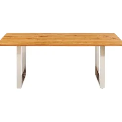 KARE Design Plateau de table Tavola bord biseauté chêne 200x10><noscript><img width=