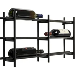 KARE Design Porte-bouteilles Cape Town noir 80x34cm> Meubles
