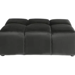 KARE Design Pouf Belami velours gris> Meubles