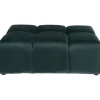 KARE Design Pouf Belami velours vert foncé> Meubles