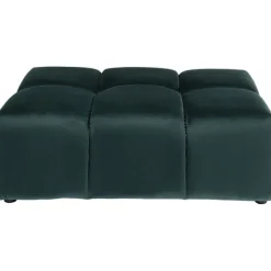 KARE Design Pouf Belami velours vert foncé> Meubles