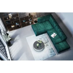 KARE Design Pouf Belami velours vert foncé><noscript><img width=