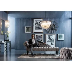 KARE Design Recamière Desire gris argenté> Meubles