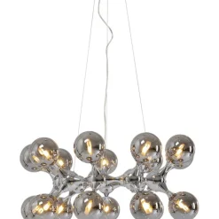 KARE Design Suspension Atomic Balls argenté Ø74cm> Luminaires