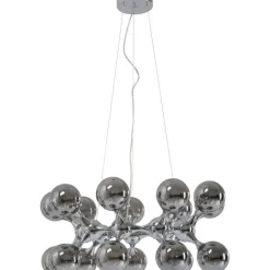 KARE Design Suspension Atomic Balls argenté Ø74cm><noscript><img width=