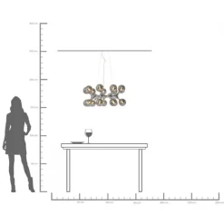 KARE Design Suspension Atomic Balls argenté Ø74cm><noscript><img width=