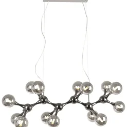 KARE Design Suspension Atomic Balls Smoke 190cm> Luminaires
