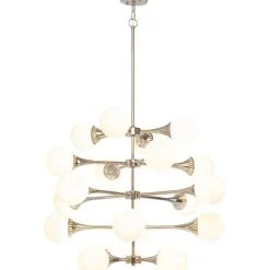 KARE Design Suspension Bulb Fiction 20 argenté Ø102cm><noscript><img width=