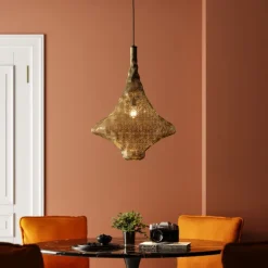 KARE Design Suspension Cocoon doré Ø51cm> Luminaires