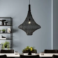 KARE Design Suspension Cocoon noir Ø89cm> Luminaires