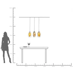 KARE Design Suspension Diamond Fever Dining noir 67cm><noscript><img width=