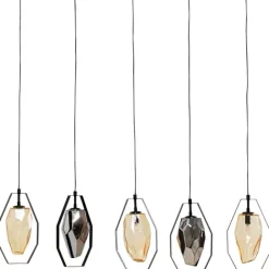 KARE Design Suspension Diamond Fever Dining noir 110cm> Luminaires