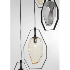 KARE Design Suspension Diamond Fever Spiral noir Ø42cm><noscript><img width=