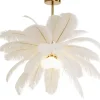 KARE Design Suspension Feather Palm blanc Ø87cm> Luminaires