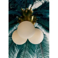 KARE Design Suspension Feather Palm vert Ø87cm><noscript><img width=