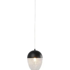 KARE Design Suspension Frozen noir mat Ø20cm> Luminaires