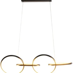 KARE Design Suspension Galaxy LED noir 155cm> Luminaires