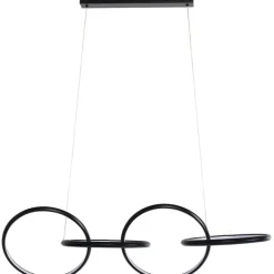 KARE Design Suspension Galaxy LED noir 155cm> Luminaires