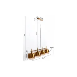 KARE Design Suspension Golden Goblet Quattro Ø25cm><noscript><img width=