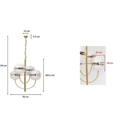 KARE Design Suspension Leisha Bunch Ø76cm><noscript><img width=