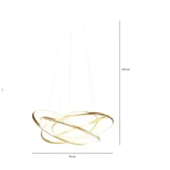 KARE Design Suspension Saturn LED doré GM><noscript><img width=
