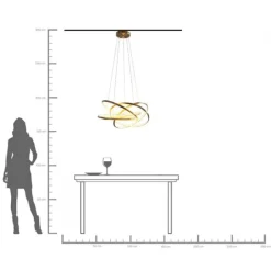 KARE Design Suspension Saturn LED doré GM><noscript><img width=
