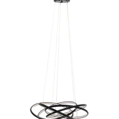 KARE Design Suspension Saturn noir Ø72cm> Luminaires