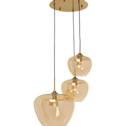 KARE Design Suspension Sphere ambre Ø45cm> Luminaires