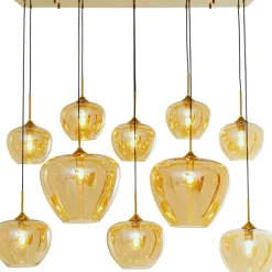 KARE Design Suspension Sphere ambre 160cm> Luminaires