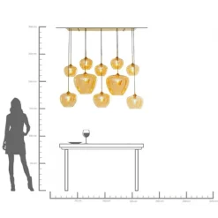 KARE Design Suspension Sphere ambre 160cm><noscript><img width=