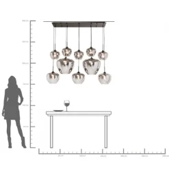 KARE Design Suspension Sphere smoke 160cm><noscript><img width=