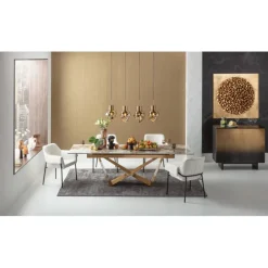 KARE Design Suspension Supernova Amber 110cm> Luminaires