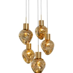 KARE Design Suspension Supernova Amber Cinque Ø50cm> Luminaires