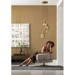 KARE Design Suspension Supernova Amber Tre Ø45cm> Luminaires