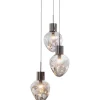 KARE Design Suspension Supernova Smoky Tre Ø45cm> Luminaires