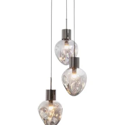 KARE Design Suspension Supernova Smoky Tre Ø45cm> Luminaires
