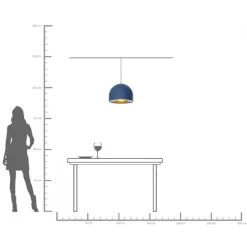 KARE Design Suspension Zen bleu Ø40cm><noscript><img width=