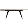KARE Design Table à rallonges Amsterdam foncé 160/40+40)x90cm> Meubles
