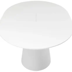 KARE Design Table à rallonges Benvenuto blanche 200(50)x110cm><noscript><img width=