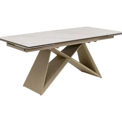 KARE Design Table à rallonges Nelly greige 180(40+40)x90cm><noscript><img width=
