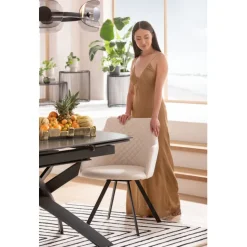 KARE Design Table à rallonges Twist noir 120(30+30)x90cm><noscript><img width=