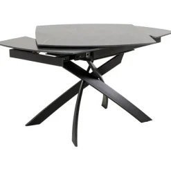 KARE Design Table à rallonges Twist noir 120(30+30)x90cm><noscript><img width=