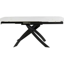 KARE Design Table à rallonges Twist onyx 120(30+30)x90cm> Meubles
