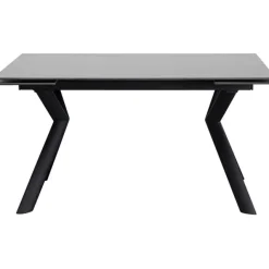 KARE Design Table à rallonges Xenia noir 140(30+30)x80cm><noscript><img width=