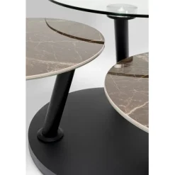 KARE Design Table basse Avignon 80 (+124)x80cm><noscript><img width=