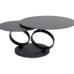 KARE Design Table basse Beverly noir 133x80cm> Meubles