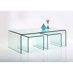 KARE Design Table basse Clear Club (set de 3)><noscript><img width=