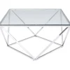 KARE Design Table basse Cristallo Chrome 80x80cm> Meubles