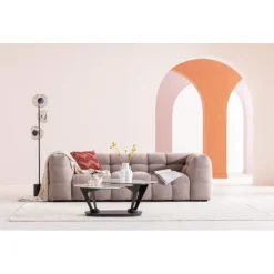 KARE Design Table basse Franklin blanc 150x58cm> Meubles