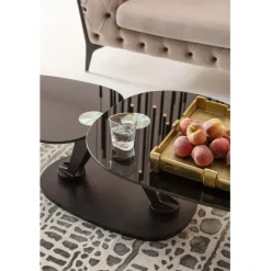 KARE Design Table basse Franklin noir 150x58cm><noscript><img width=